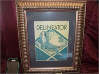 Framed and matted The Delineator