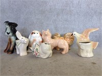 7 pcs. Vintage Ceramic Figures & Planters