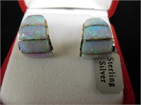 Jewelry - Sterling silver semi hoop earrings
