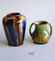 2 McHugh Australian pottery vases incl. a