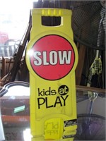 Slow Children at Play stand