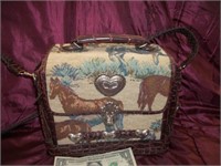 New Western and horse purse