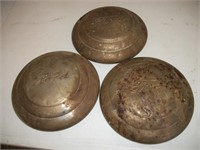 Lot of 3 Ford hub caps