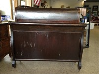 Antique Empire Sleigh Bed