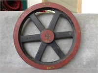 Antique Wooden Flywheel