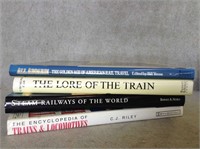 Lot of 4 Hardcover Railroad Books