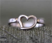 Sterling Silver Heart Ring