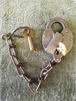 Antique New York Board of Education Padlock