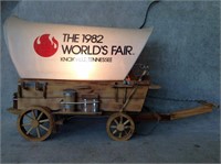 1982 World's Fair Chuck Wagon Lamp