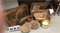 Wood Boxes & Baskets