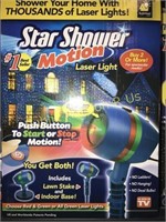 STAR SHOWER MOTION LASER LIGHT -ATTENTION ONLINE