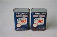 2 Full Vintage Wizard Dri-Cube Cans
