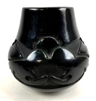 Native American Blackware Pottery Vessel