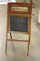 Antique Easel Chalk Board 37H