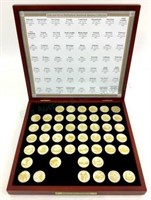 (48) Gold & Silver Highlighted Statehood Quarters
