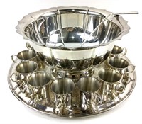 Lunt Silverplate Punch Set