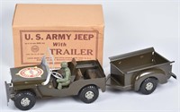 US ARMY JEEP WITH TRAILER NOS