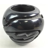 Joey Chavarria Santa Clara Pueblo Pottery Vase
