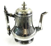 John O. Mead & Co. Silverplate Art Deco Teapot