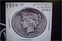 1924s Peace Silver Dollar