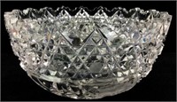 American Brilliant Period Cut Glass Bowl