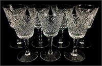 (7) Waterford Crystal Wine Glasses