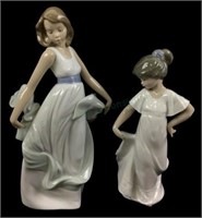 (2) Nao Porcelain Figures 1343 & 1110