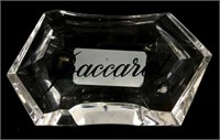 Baccarat Logo Crystal Paperweight