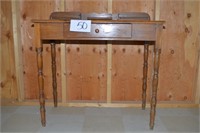 Small Antique Desk 33" T X 34" L X 17" D - A