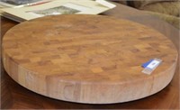 Large Wooden Cheese Board w/ Three Legs