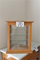 Small Display Cabinet w/4 Glass Shelves 21.5" T X
