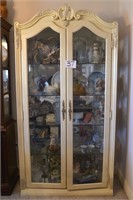 Large Hutch w/ 4 Glass Doors & Glass Shelves