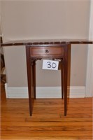 Unique Small Side Table w/Drop Leaf on Each Side