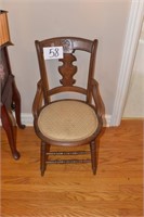 Antique Side Chair - Wooden