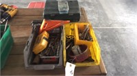 2 - Plastic containers of drill bits