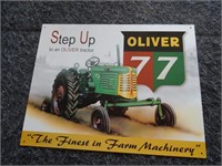 Oliver 77 Tin Sign