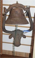 Cast Iron Longhorn Bell