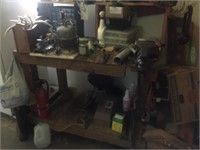 WORK BENCH AND VISE