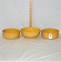 (3) Butternut Woven Traditions Cereal Bowls