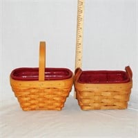 (2) Baskets 2003 Tea, 2002 Small Comforts
