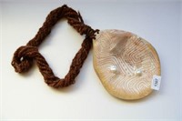Good early aboriginal pearl shell pendant