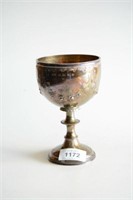 Sterling silver goblet / chalice,