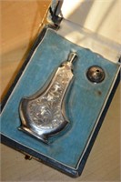 Vintage Japanese sterling silver perfume bottle