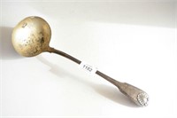 Large late Georgian sterling silver ladle