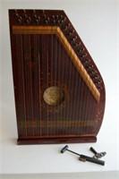 Antique American mandolin harp,