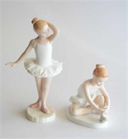 2 Royal Doulton figurines