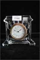 Waterford crystal desk clock,