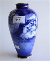 Antique Royal Doulton 'Blue Children' vase