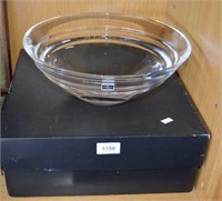 Large Watervord crystal fruit bowl