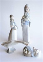 Four pieces of Lladro